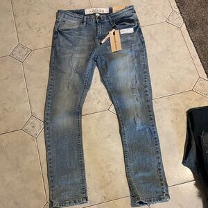 Aeropostale Men's Light Blue Slim Jeans